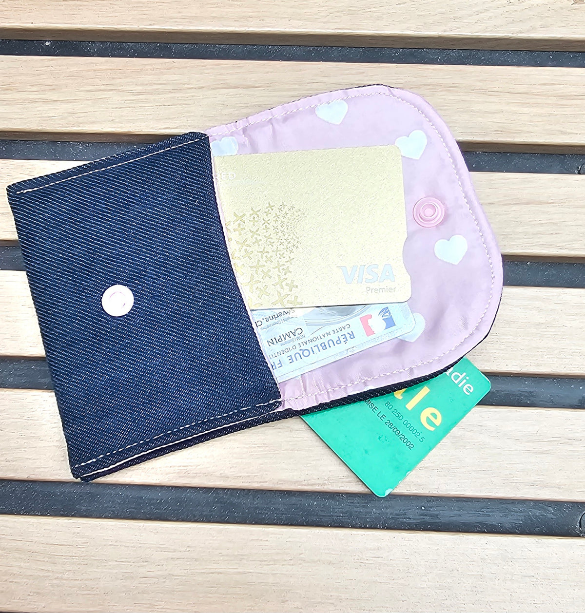 Double porte carte Coeur