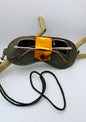 Porte lunettes tour de cou Kaki
