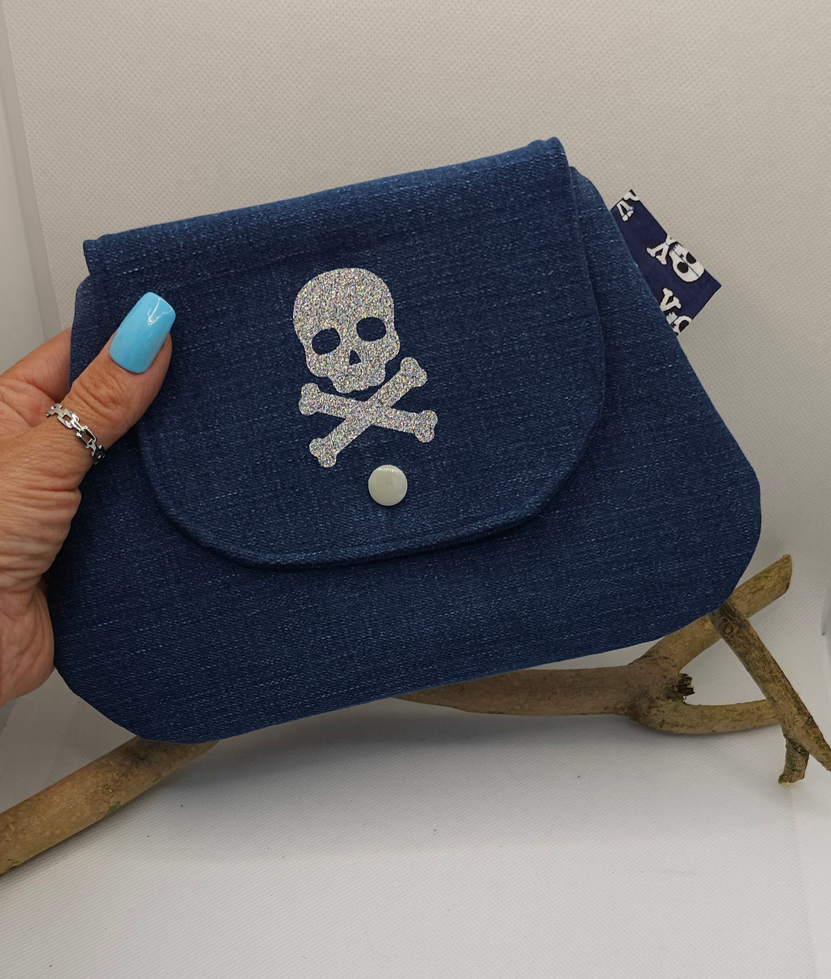 Pochette de sac tête de mort