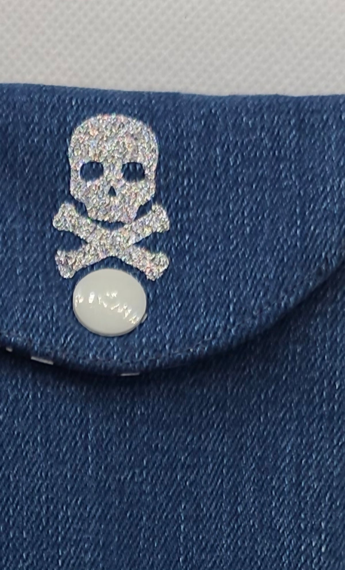 Pochette de sac tête de mort