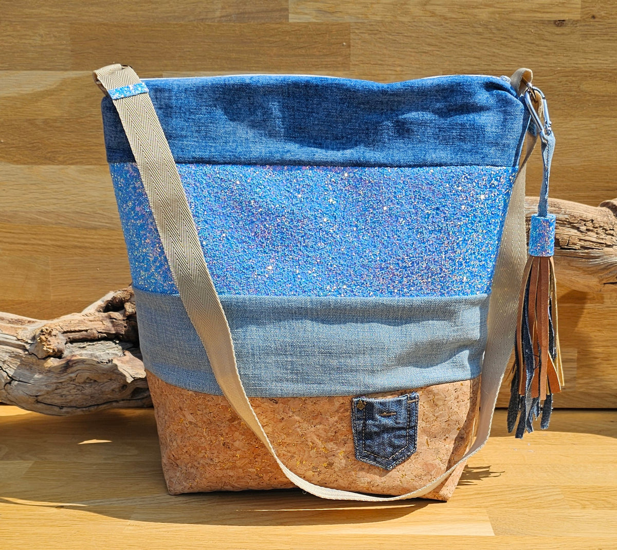 Sac à main multi matières