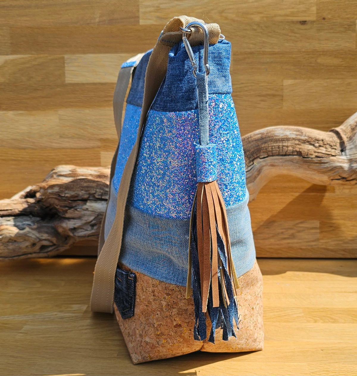 Sac à main multi matières