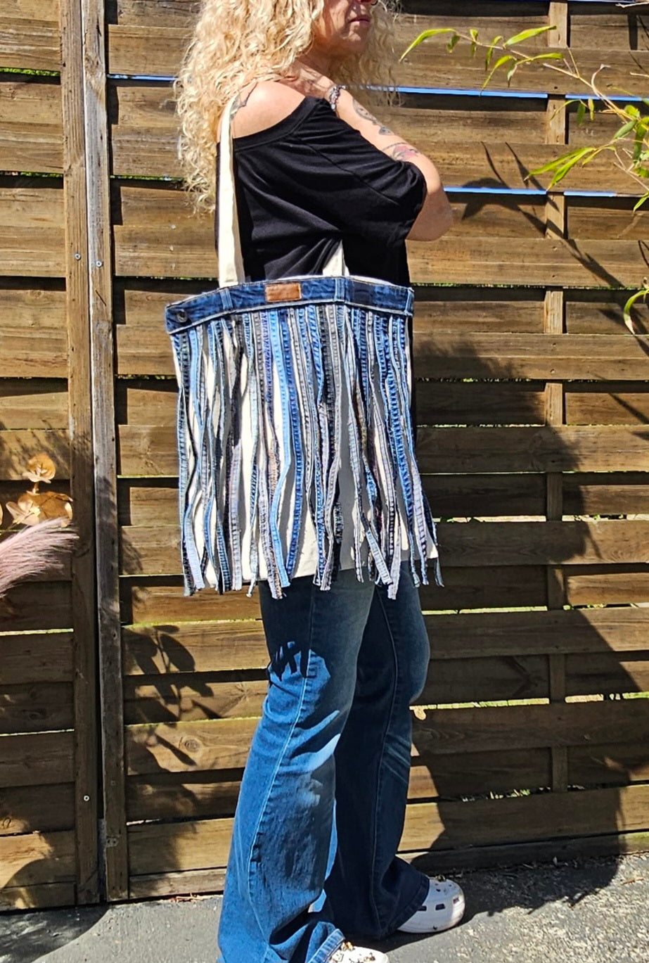 Tote bag Lanières