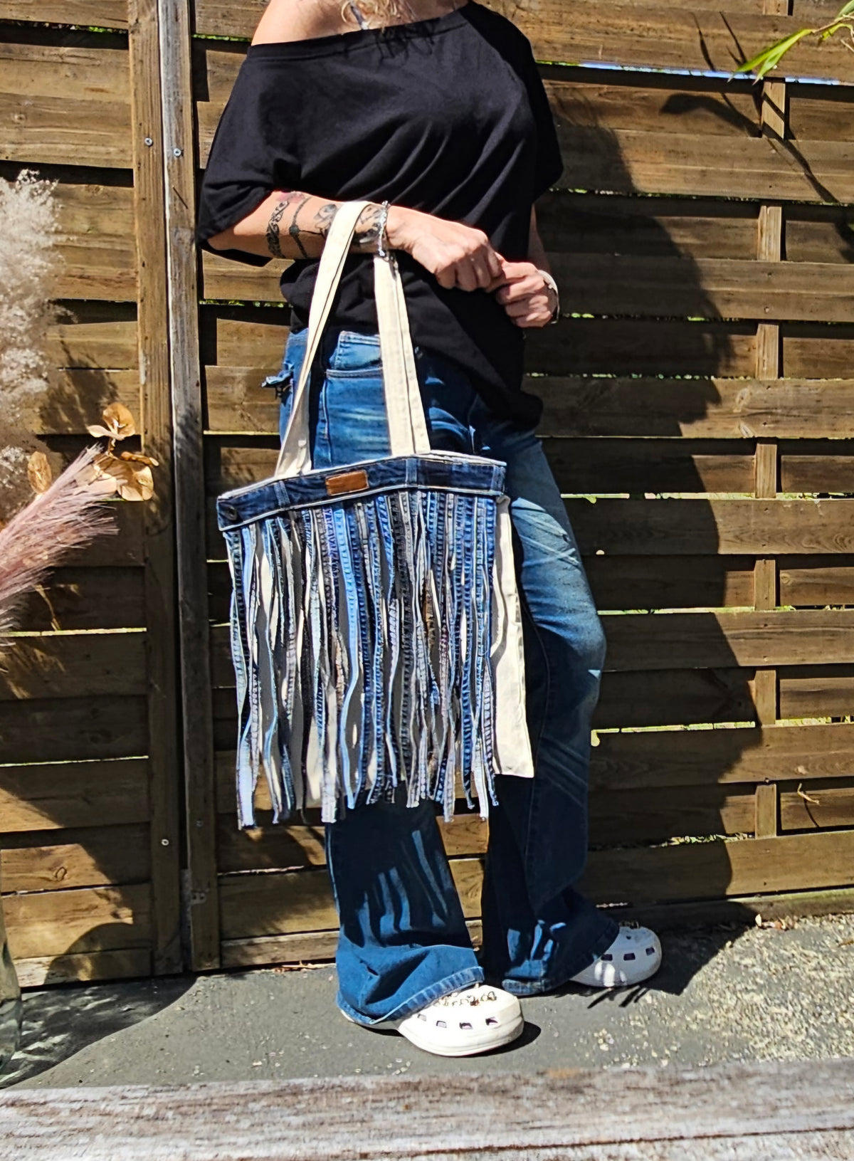 Tote bag Lanières