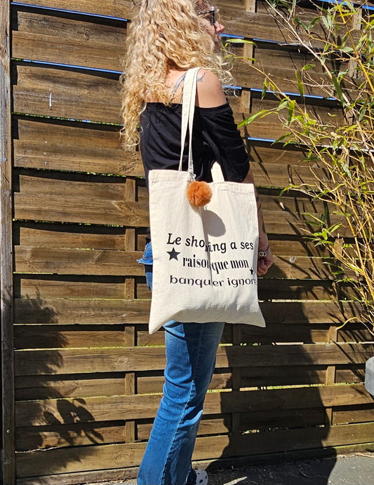 Tote bag Mon banquier