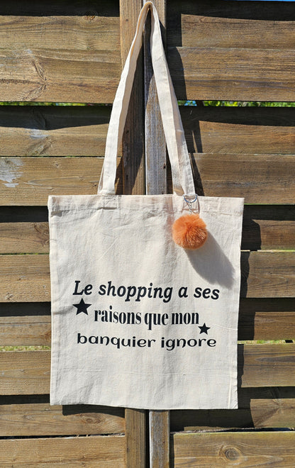 Tote bag Mon banquier
