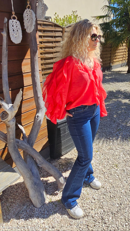 Blouse Chica rouge