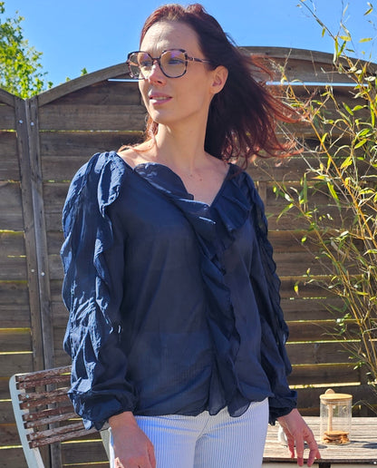 Blouse Chica Marine