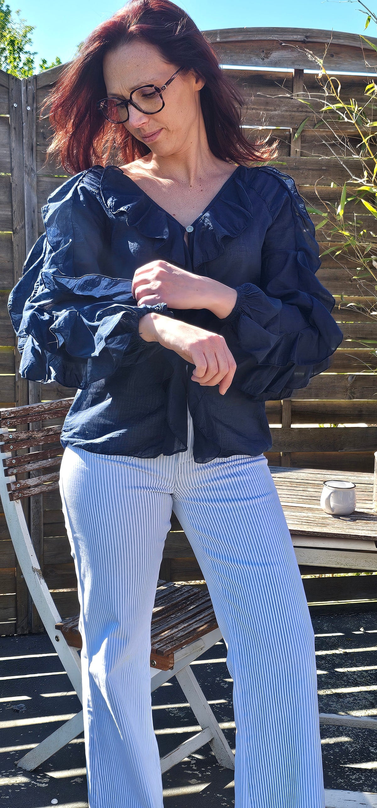 Blouse Chica Marine