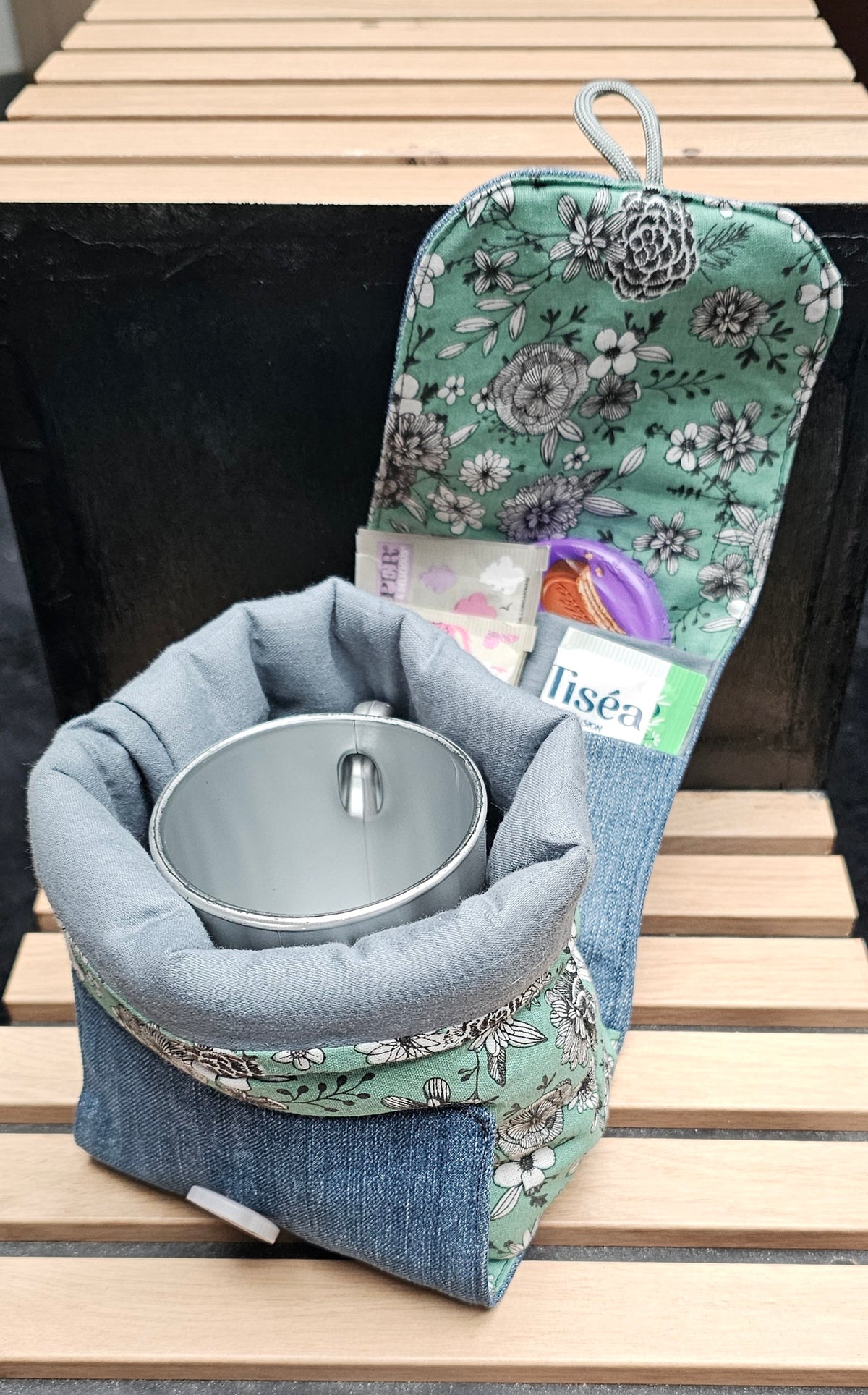 Mug bag Flower