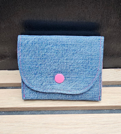 Double porte carte Rose