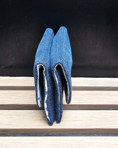 Double porte carte Bleu