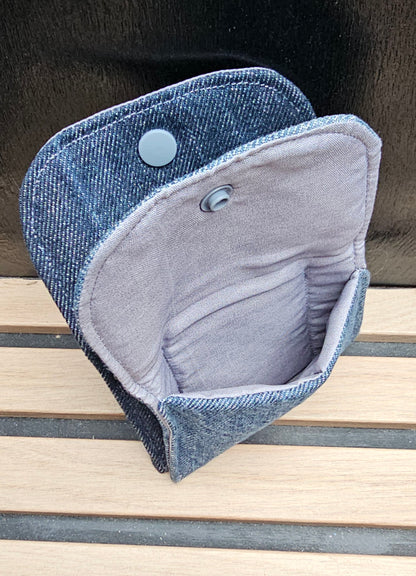 Double porte carte Gris