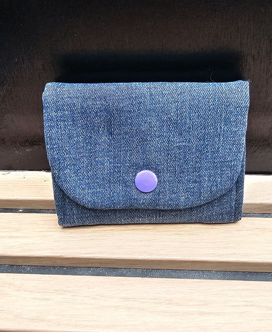 Double porte carte Violet