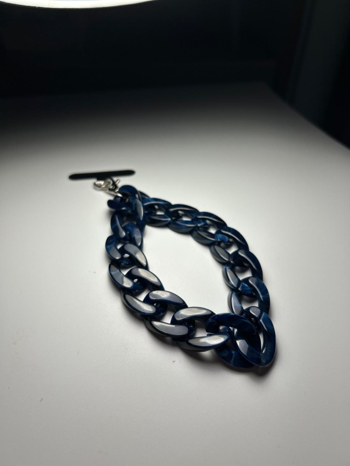 Sangle de poignet téléphone grosse maille marbré