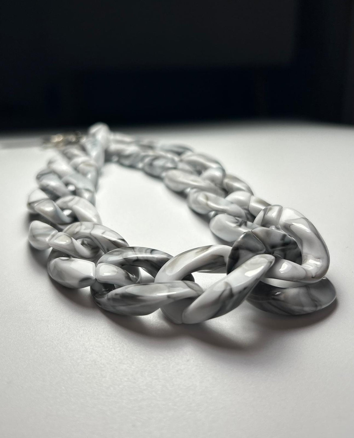 Sangle de poignet téléphone grosse maille marbré