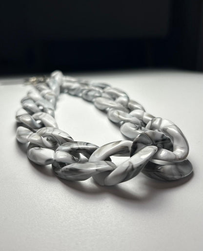 Sangle de poignet téléphone grosse maille marbré