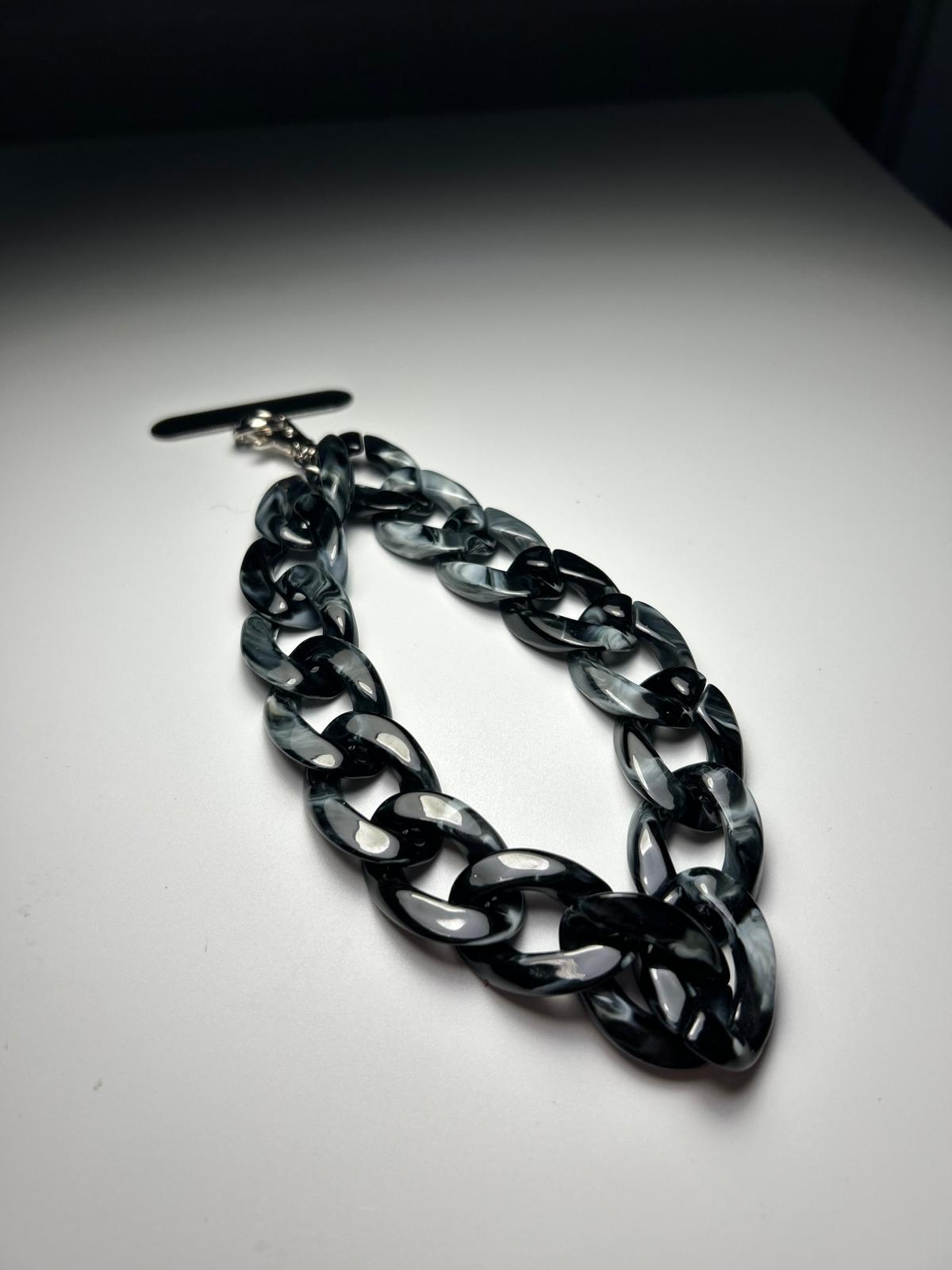 Sangle de poignet téléphone grosse maille marbré