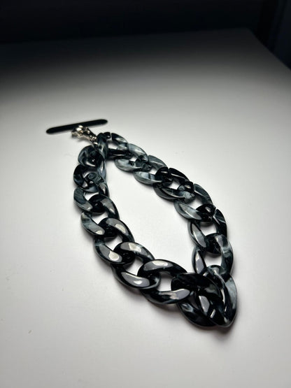 Sangle de poignet téléphone grosse maille marbré