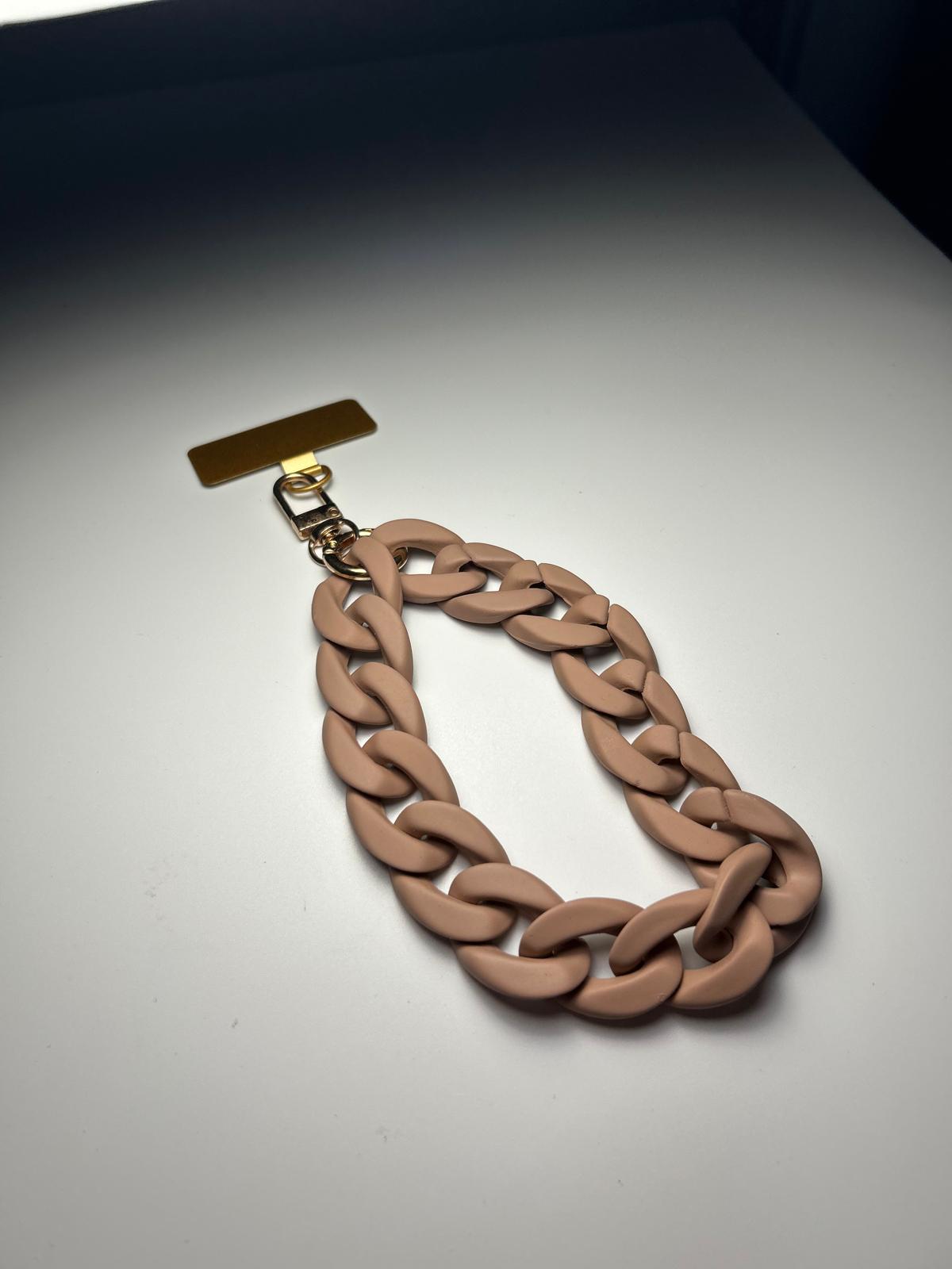 Sangle poignet de téléphone Grosse maille Mat