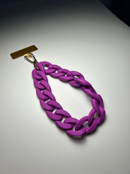 Sangle poignet de téléphone Grosse maille Mat