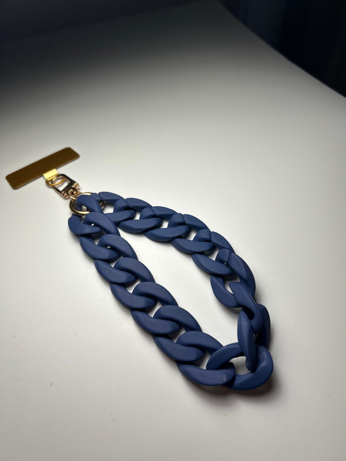 Sangle poignet de téléphone Grosse maille Mat