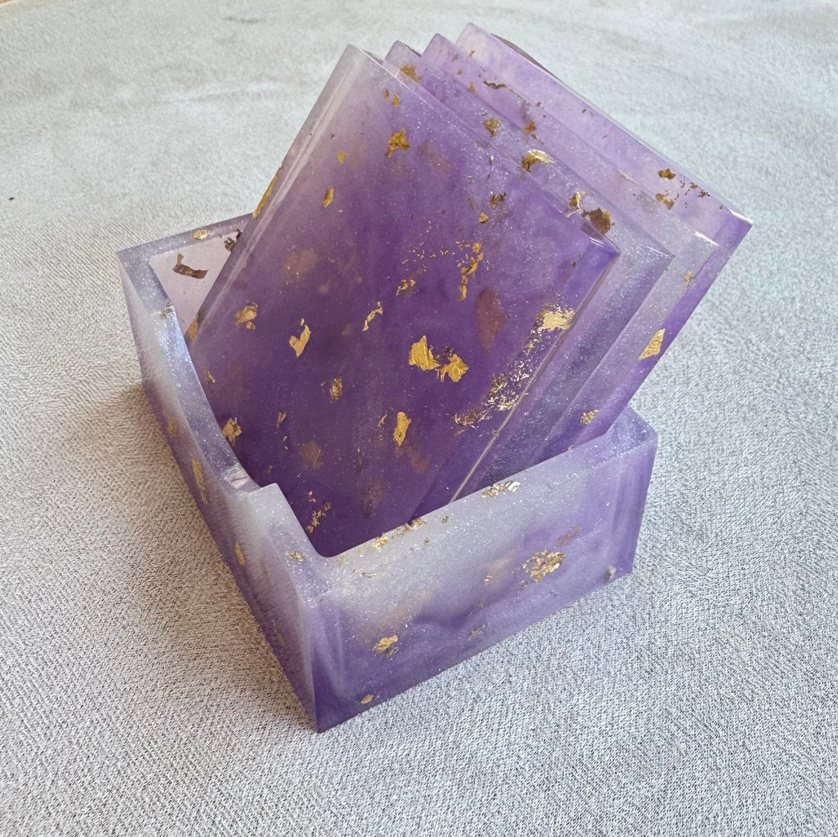 4 sous-verres avec socle