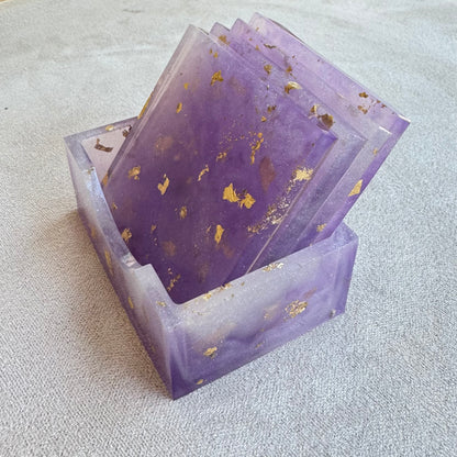 4 sous-verres avec socle