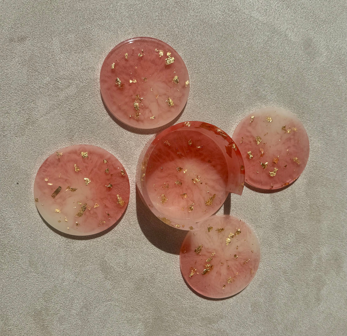 4 sous-verres avec socle