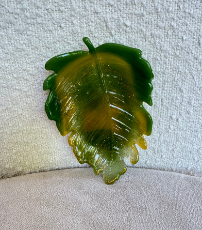 Vide-poche feuille monstera stylisée