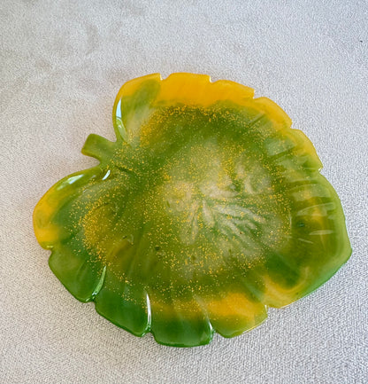 Vide-poche feuille tropicale