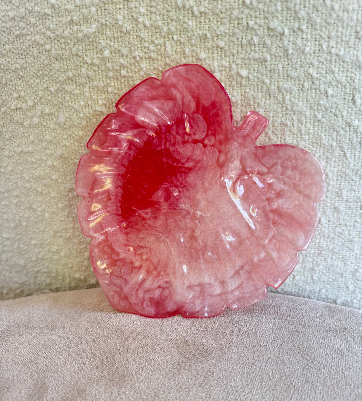 Vide-poche feuille tropicale