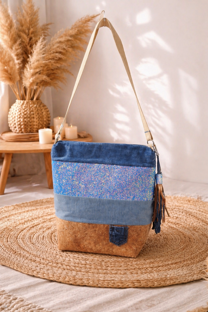 Sac à main multi matières