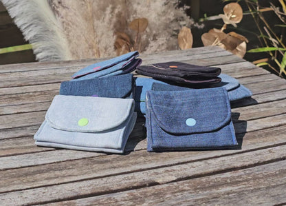 Double porte carte Gris