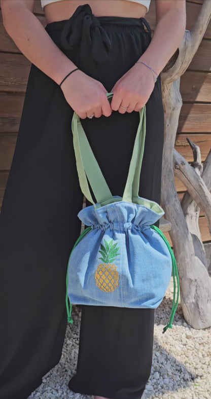 Sac bourse Ananas