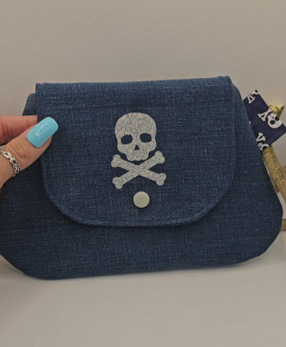 Pochette de sac tête de mort